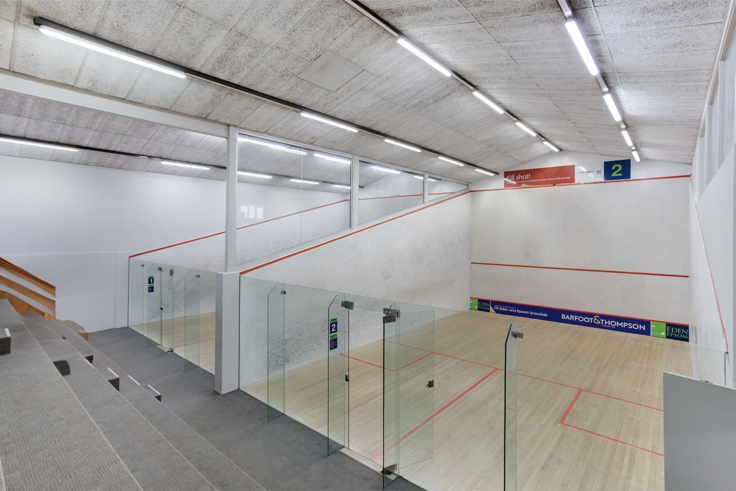 Eden Epsom Tennis & Squash Club outdoor tennis courts in Auckland, Auckland - 1 courts, hard