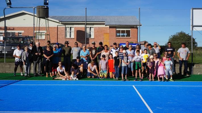 Claremont Tennis Club outdoor tennis courts in Timaru, South Canterbury - 2 courts, hard