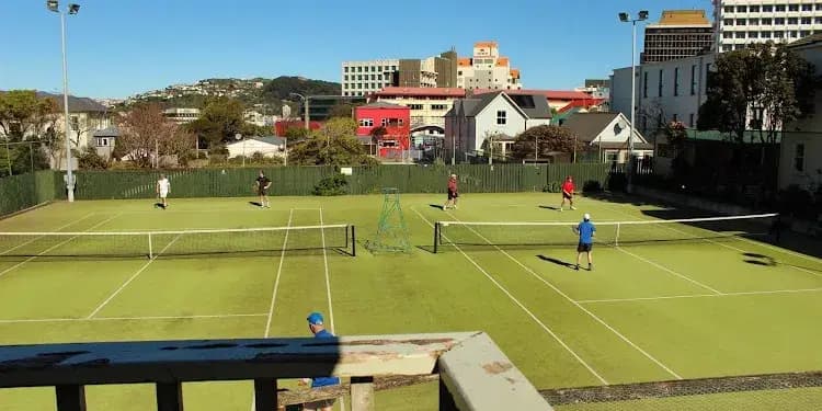Thorndon Tennis & Squash Club outdoor tennis courts in Wellington, Wellington - 5 courts, hard